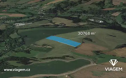 Prodej pole 15 384 m², Stružinec, okres Semily