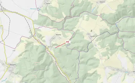 Dražba lesa 813 m², Březinky