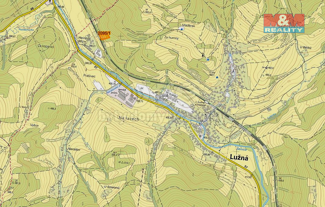 Prodej louky 2 937 m² – pohled 2