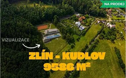 Prodej komerčního pozemku 9 586 m², Zlín - Kudlov
