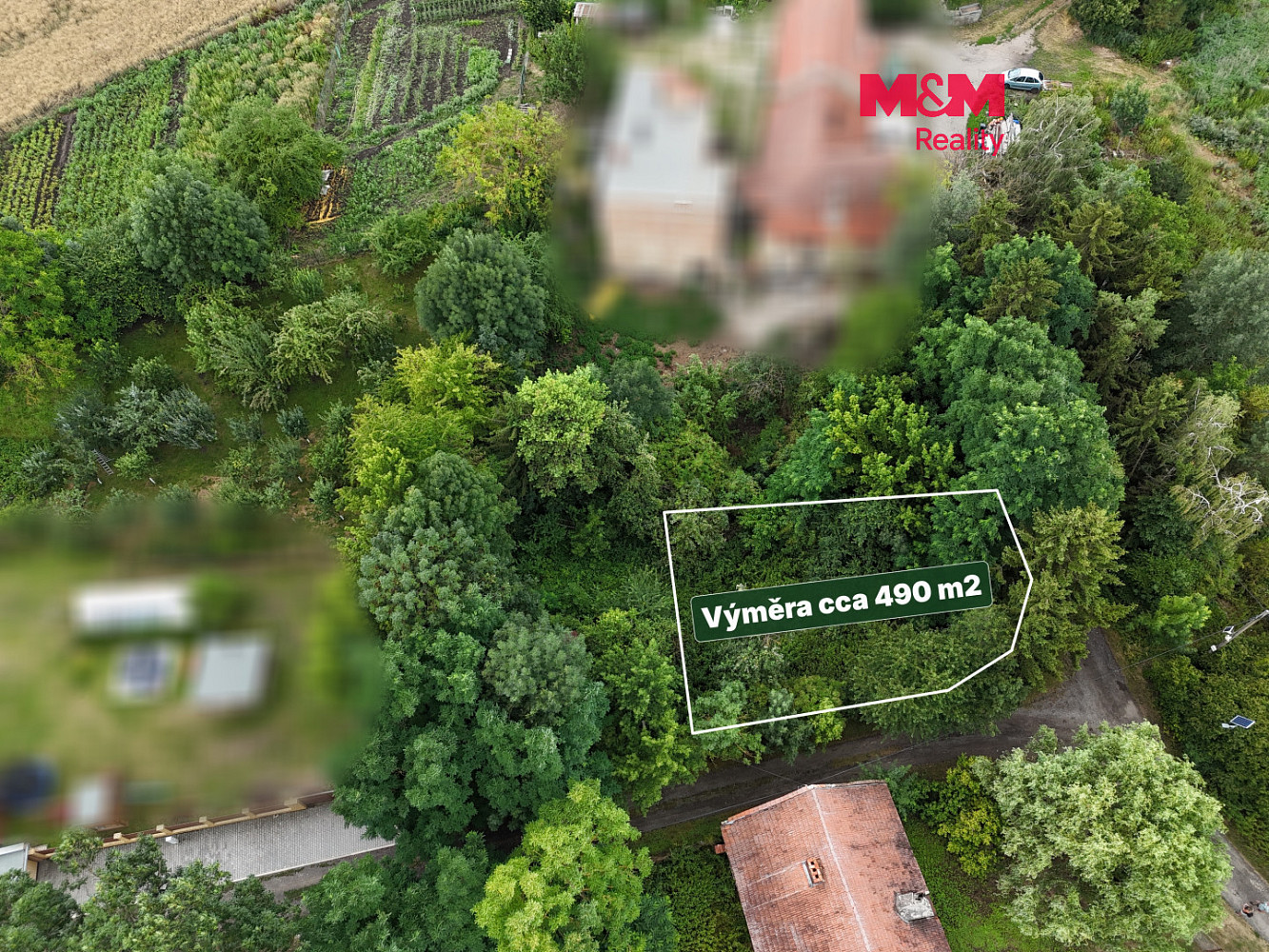 Prodej stavebního pozemku 490 m²