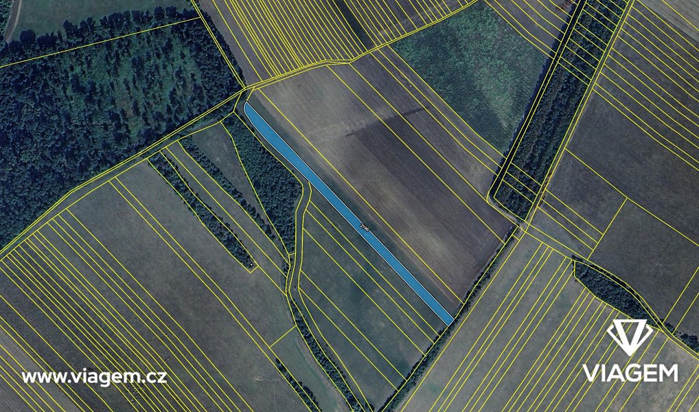 Prodej pole 3 714 m², Malá Vrbka – náhled fotky 4