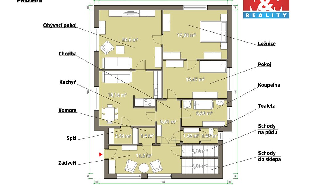 Prodej domu 198 m² s pozemkem 2 298 m², Račice – náhled fotky 7