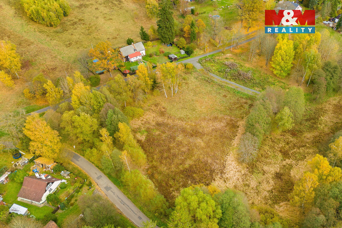 Prodej pozemku k bydlení, 491 m², Stará Voda – pohled 2