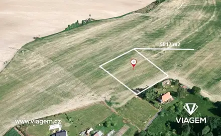 Prodej pole 1 211 m², Huntířov, okres Děčín