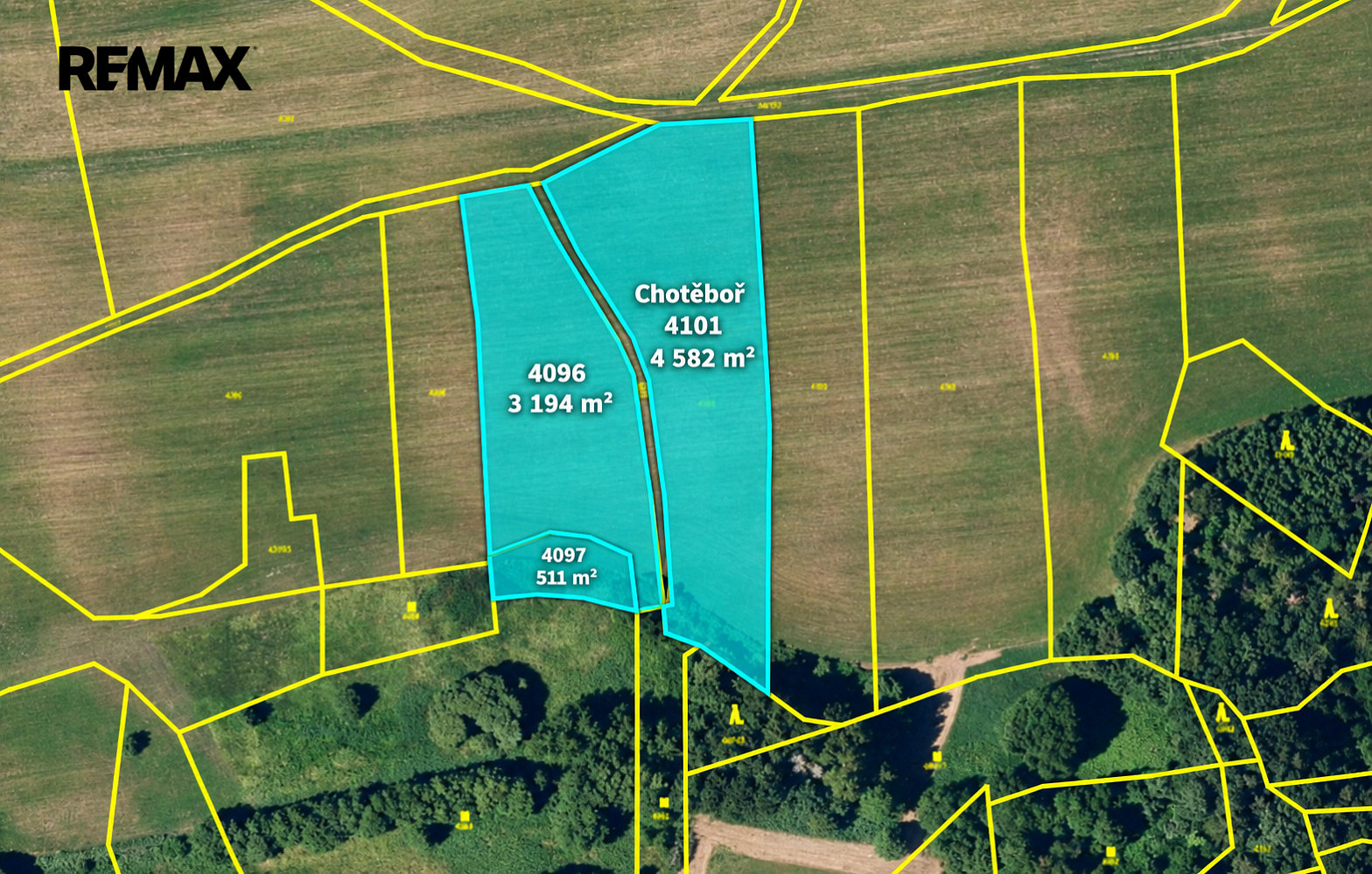 Prodej pole 46 277 m²
