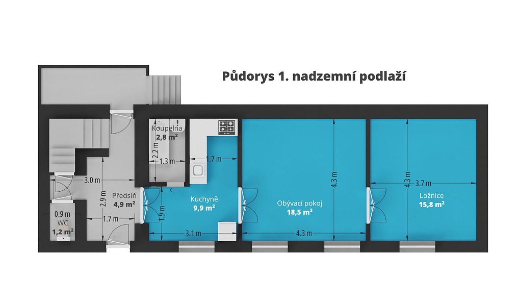Prodej domu 165 m² s pozemkem 310 m², Praha – náhled fotky 26