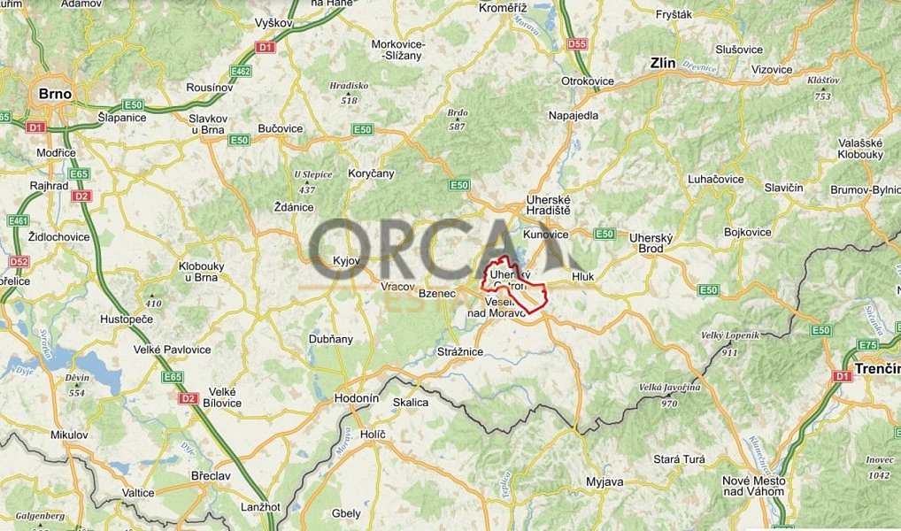 Prodej pole 552 m², Uherský Ostroh – náhled fotky 4