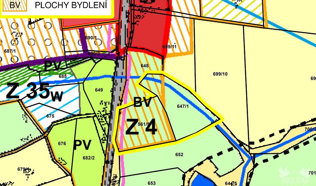 Prodej stavebního pozemku 864 m², Čestice – náhled fotky 6