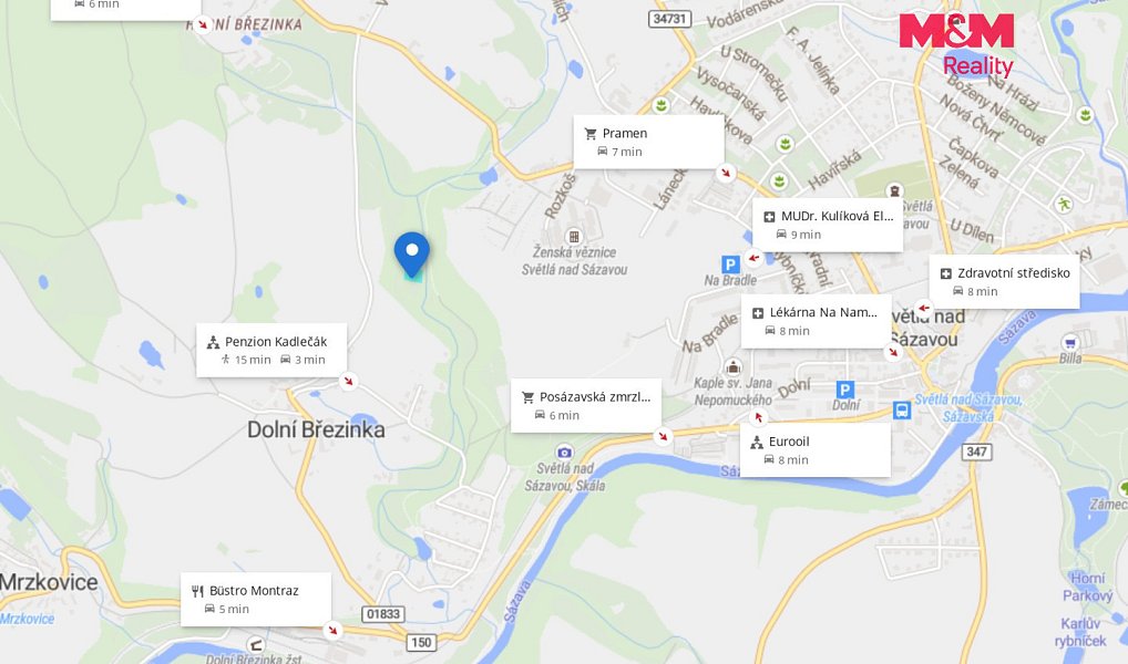 Prodej louky 1 831 m², Světlá nad Sázavou – náhled fotky 6