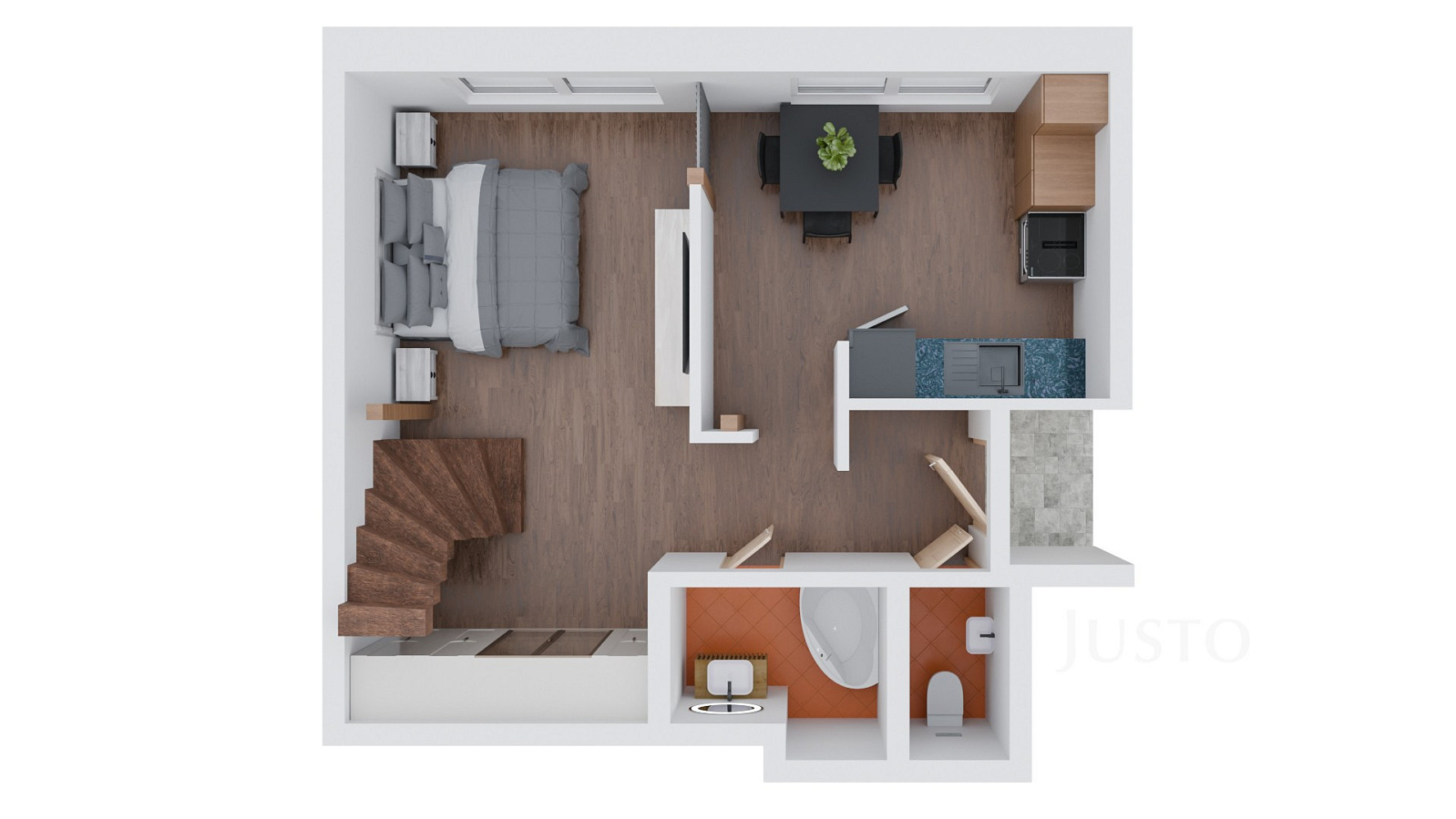 Prodej bytu 1+kk 42 m² – fotografie 4