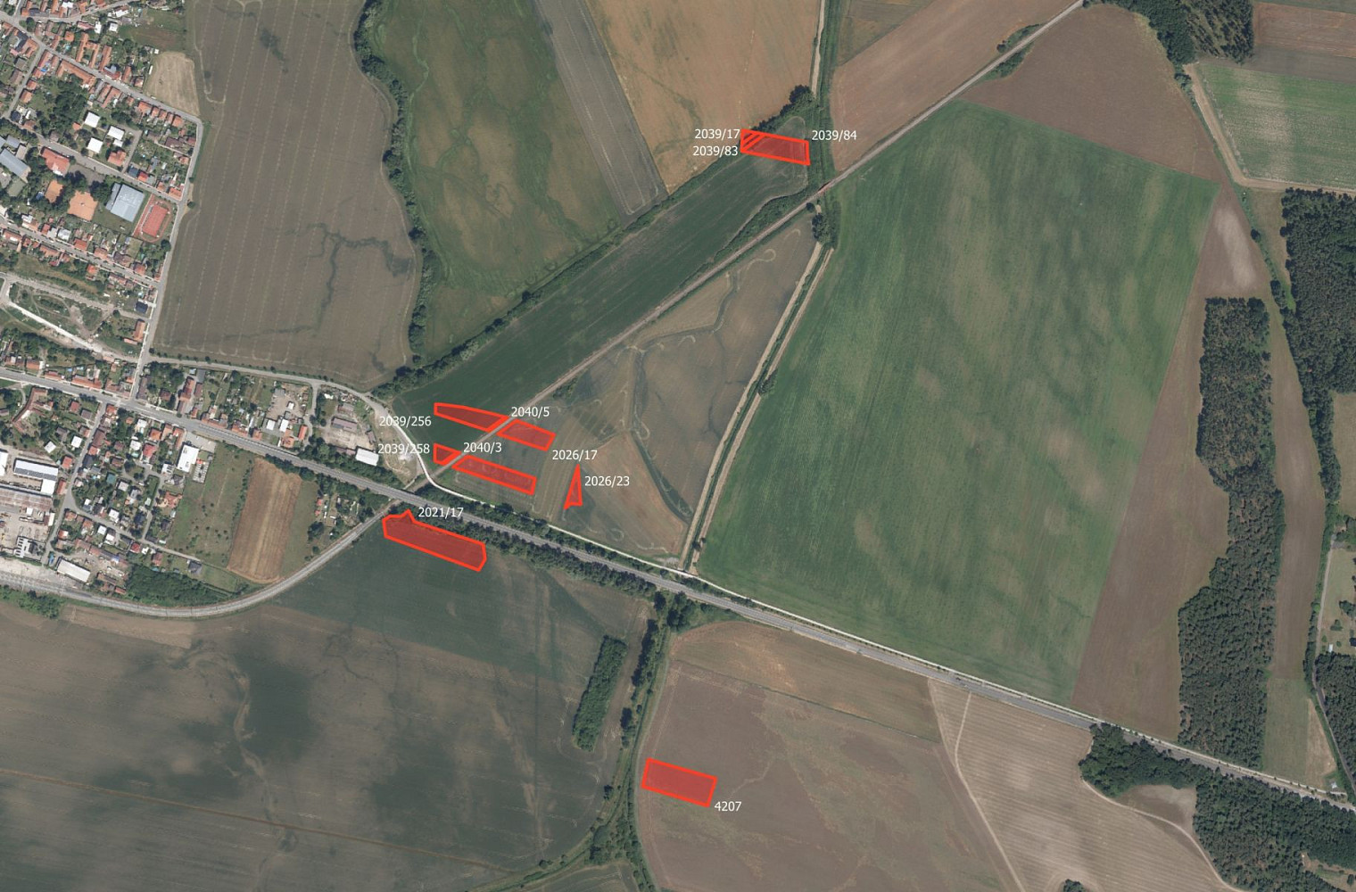 Prodej pole 21 748 m²