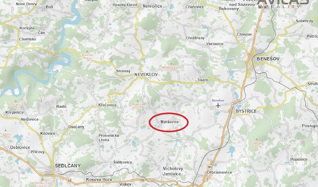 Prodej stavebního pozemku 961 m², Maršovice – náhled fotky 5