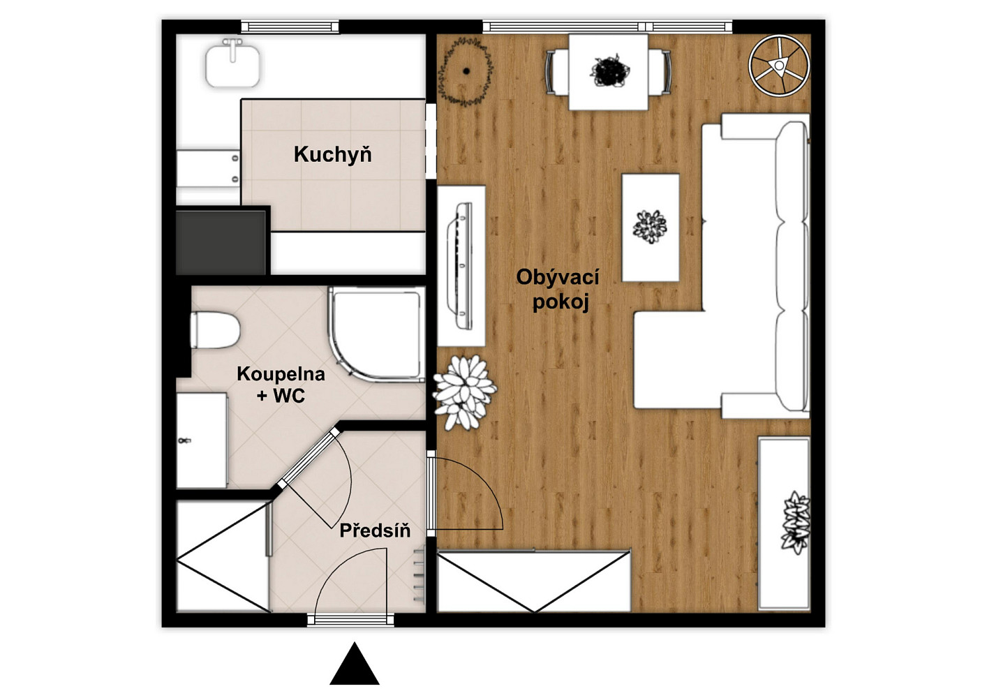 Prodej bytu 1+kk 30 m² – fotografie 2