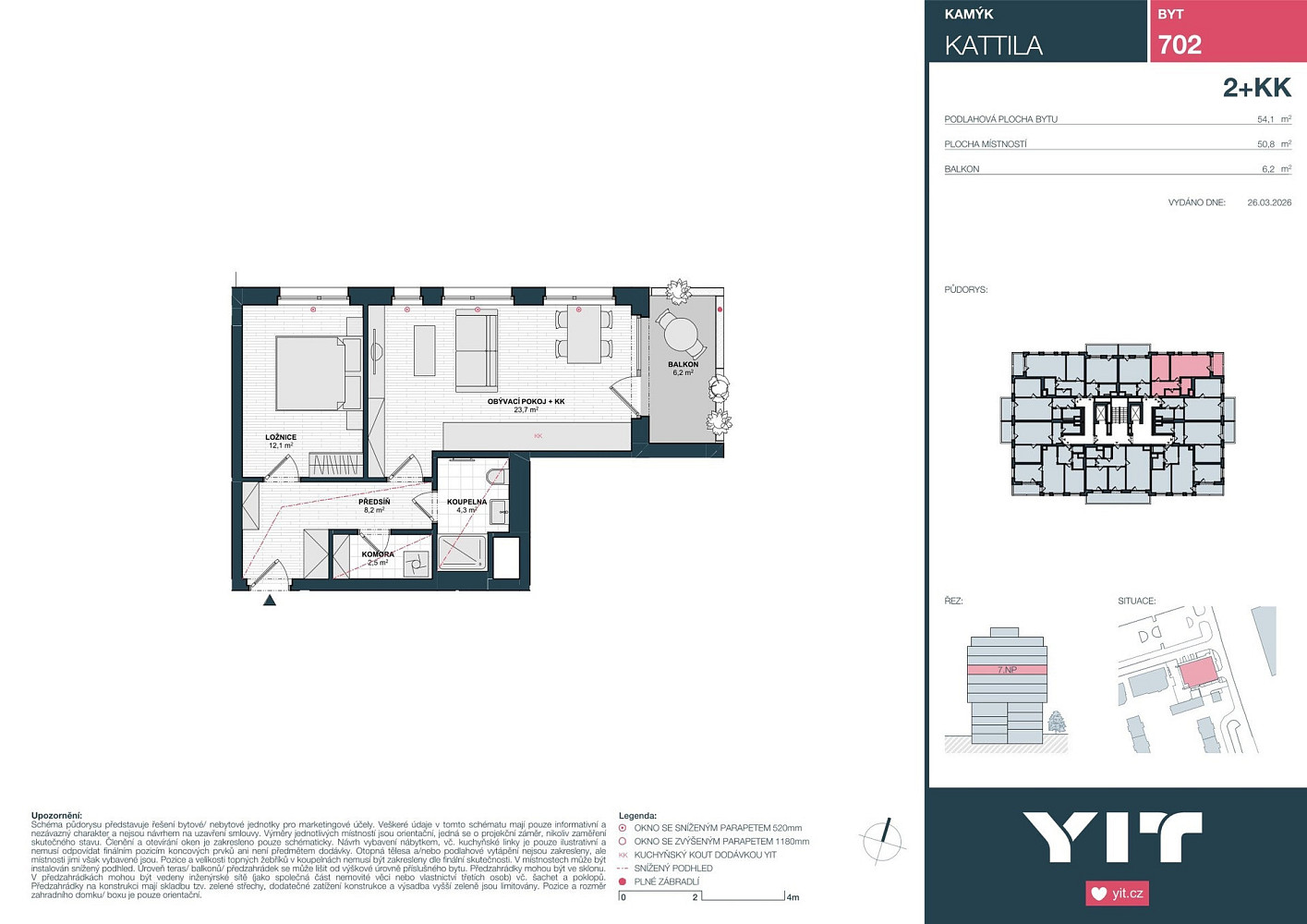 Prodej bytu 2+kk 51 m² – fotografie 2