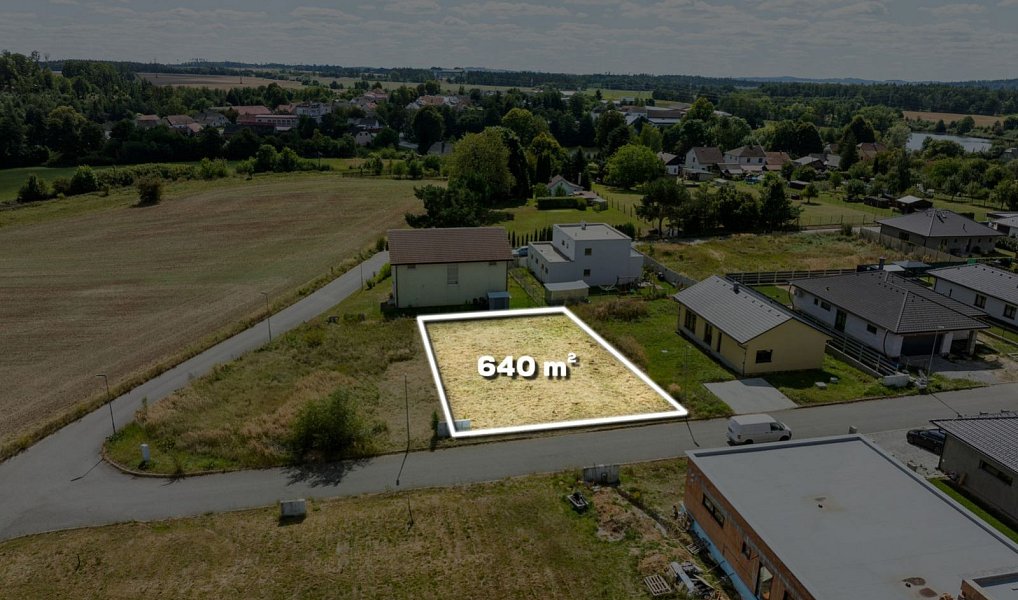 Prodej stavebního pozemku 640 m², Střítež – náhled fotky 11