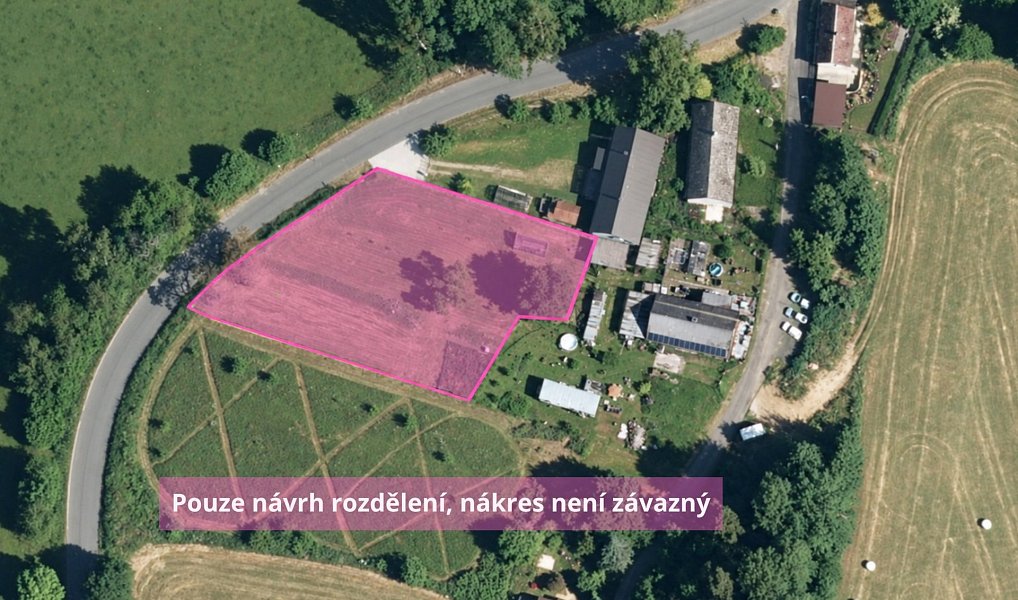 Prodej pozemku, 1961 m², Žebráky - Tachov, Hošťka