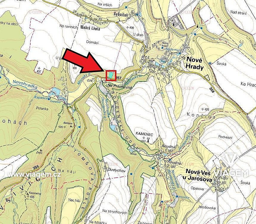Prodej lesa 3 866 m² – pohled 3