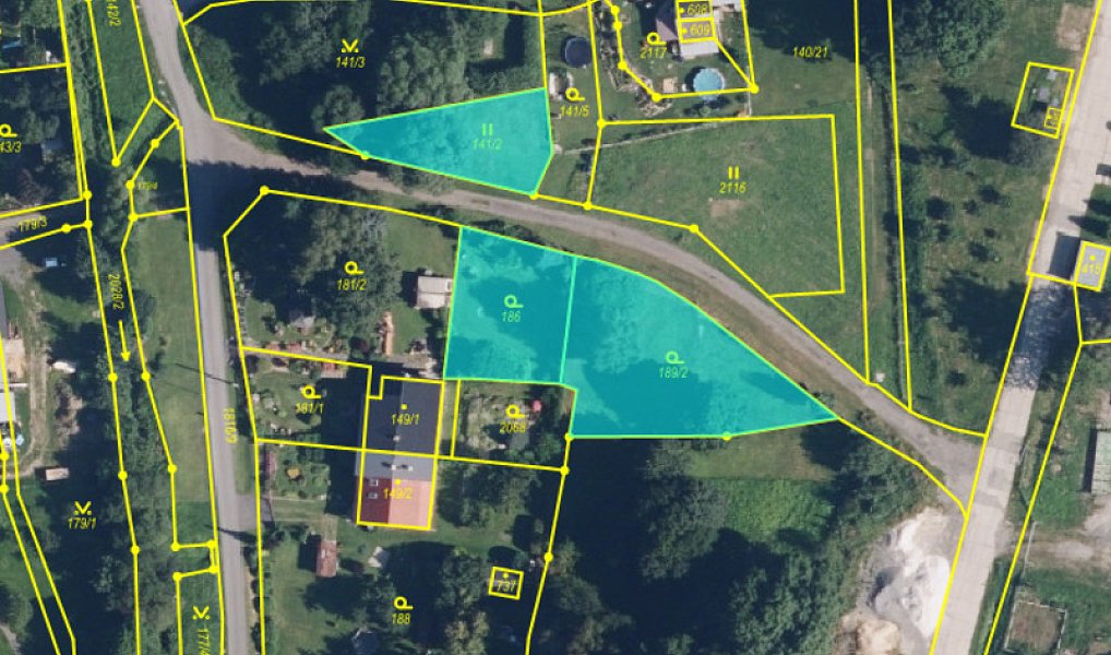 Prodej stavebního pozemku 1 466 m², Světlá Hora – náhled fotky 2