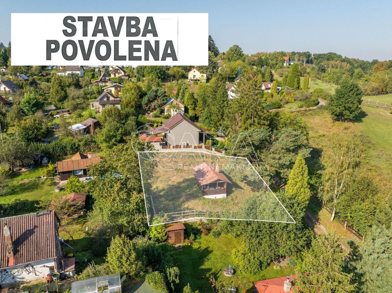 Prodej stavebního pozemku 615 m² – fotografie 3