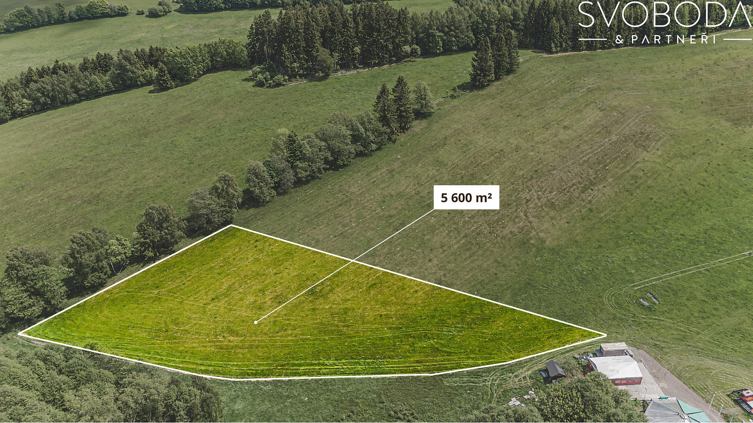 Prodej stavebního pozemku 5 600 m² — photo 2