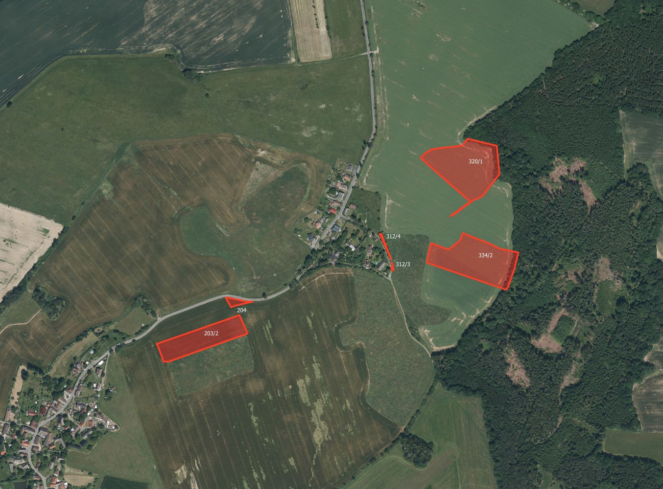 Prodej pole 49 441 m²