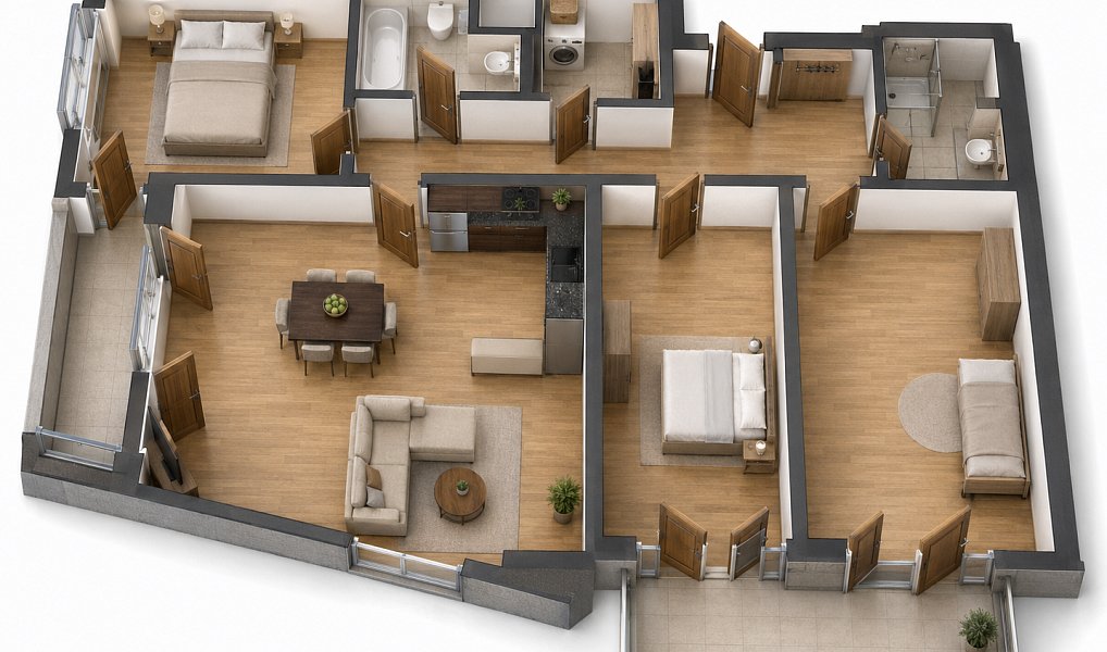 Prodej bytu 4+kk 95 m², Praha – náhled fotky 4