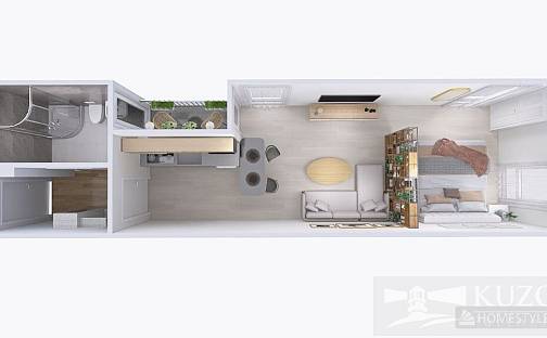 Pronájem bytu 1+kk 34 m², Goldscheiderova, Plzeň - Jižní Předměstí