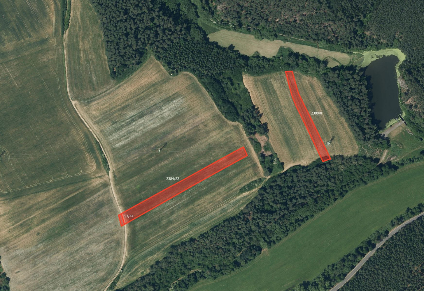 Prodej pole 6 269 m²