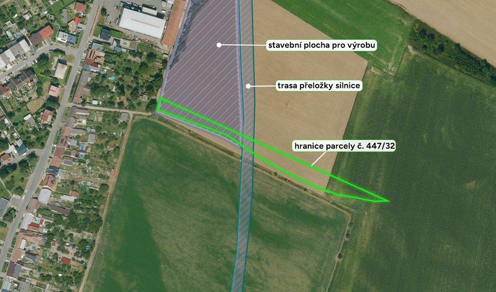 Prodej pozemku, 1127 m², Přerov, Citov