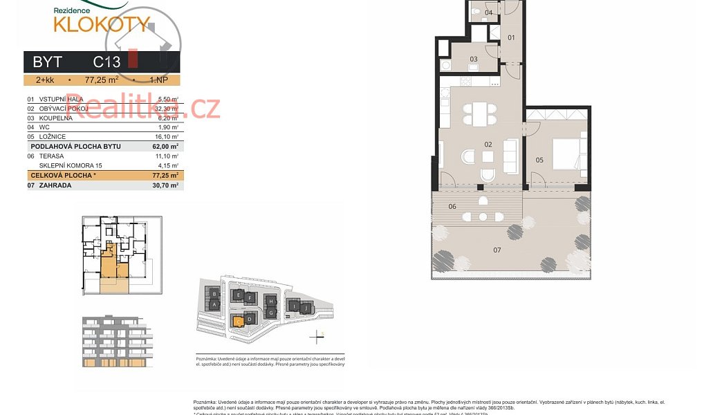 Prodej bytu 2+kk 77 m², Tábor – náhled fotky 2