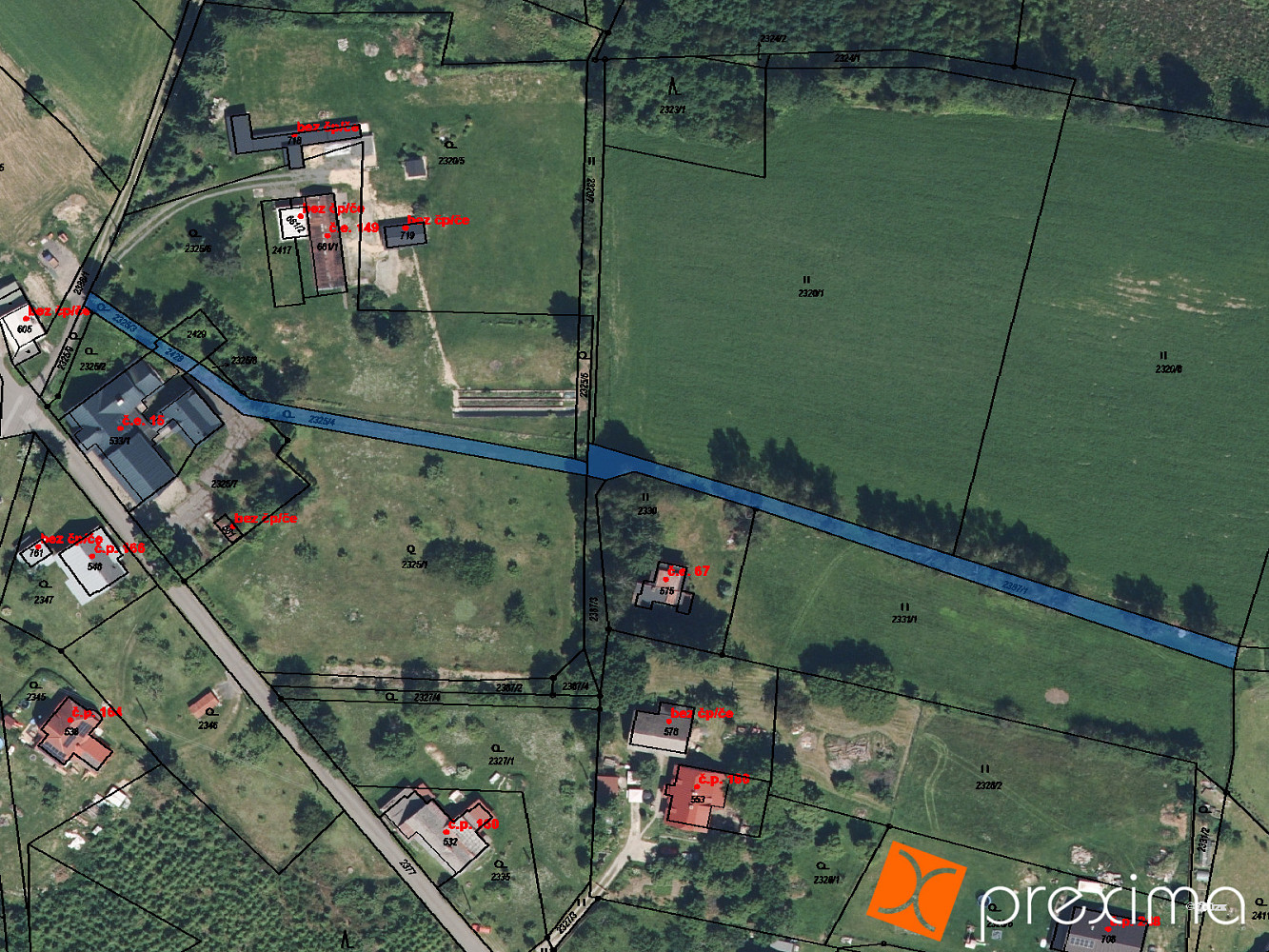 Prodej stavebního pozemku 225 m²