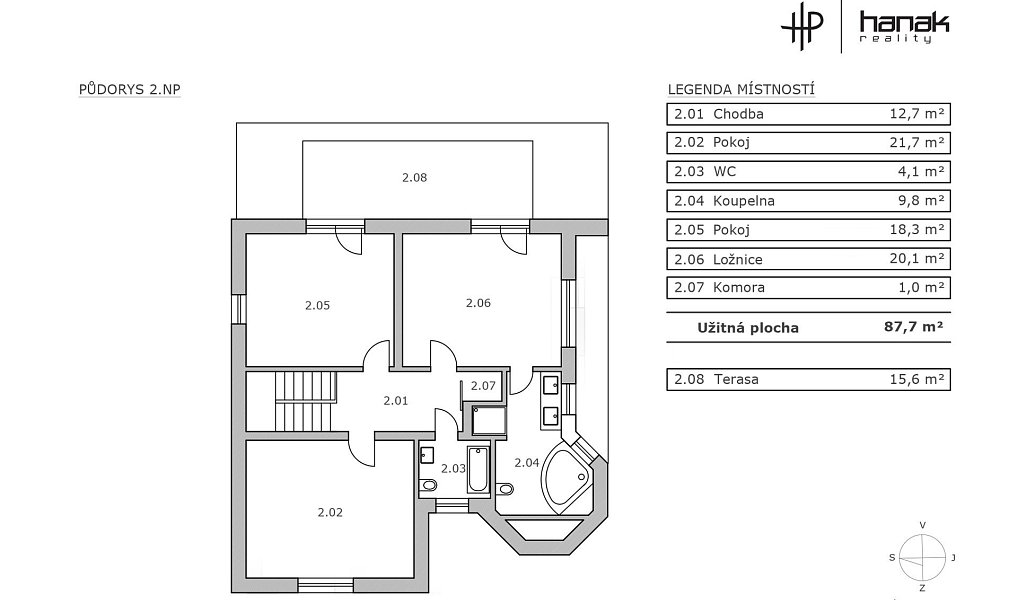 Prodej domu 262 m² s pozemkem 963 m², Olomouc – náhled fotky 38