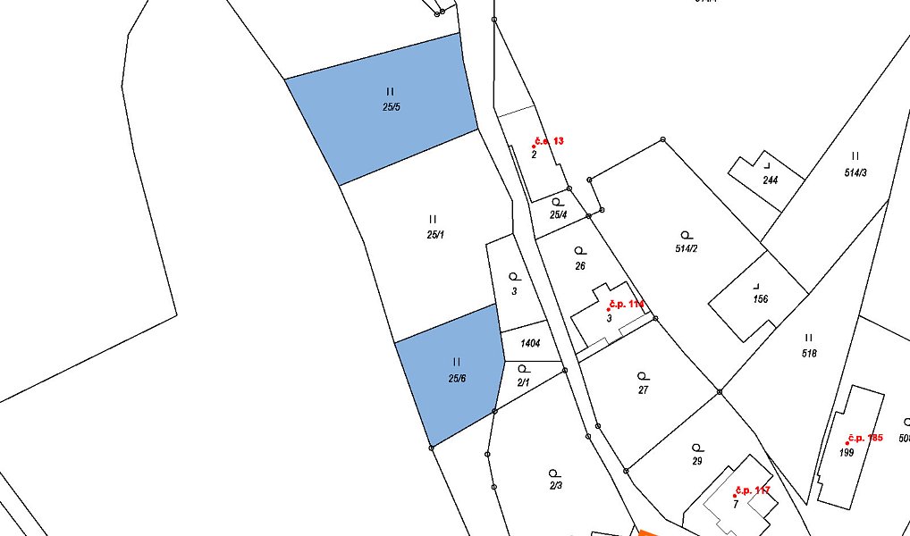 Prodej stavebního pozemku 54 m², Dobrná – náhled fotky 2