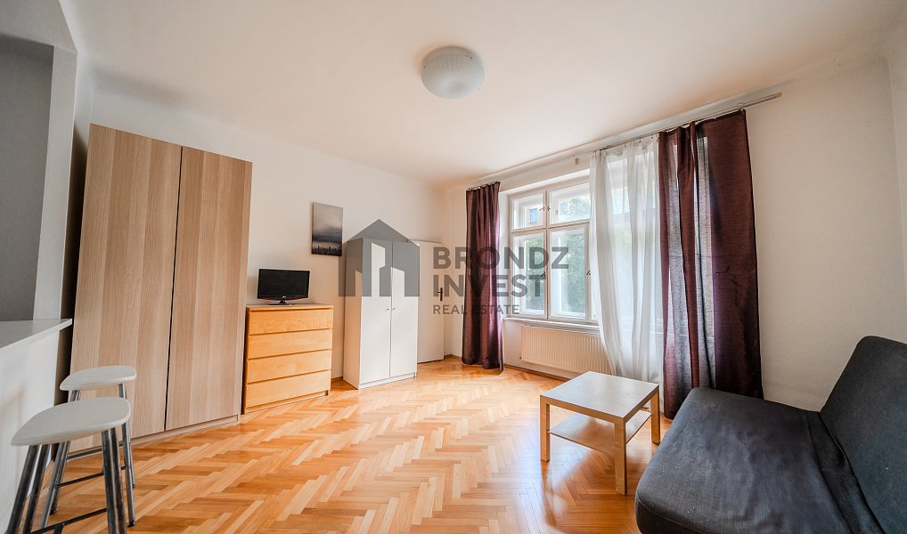 Pronájem bytu 1+kk, 35 m², Nusle - Praha 4, Praha