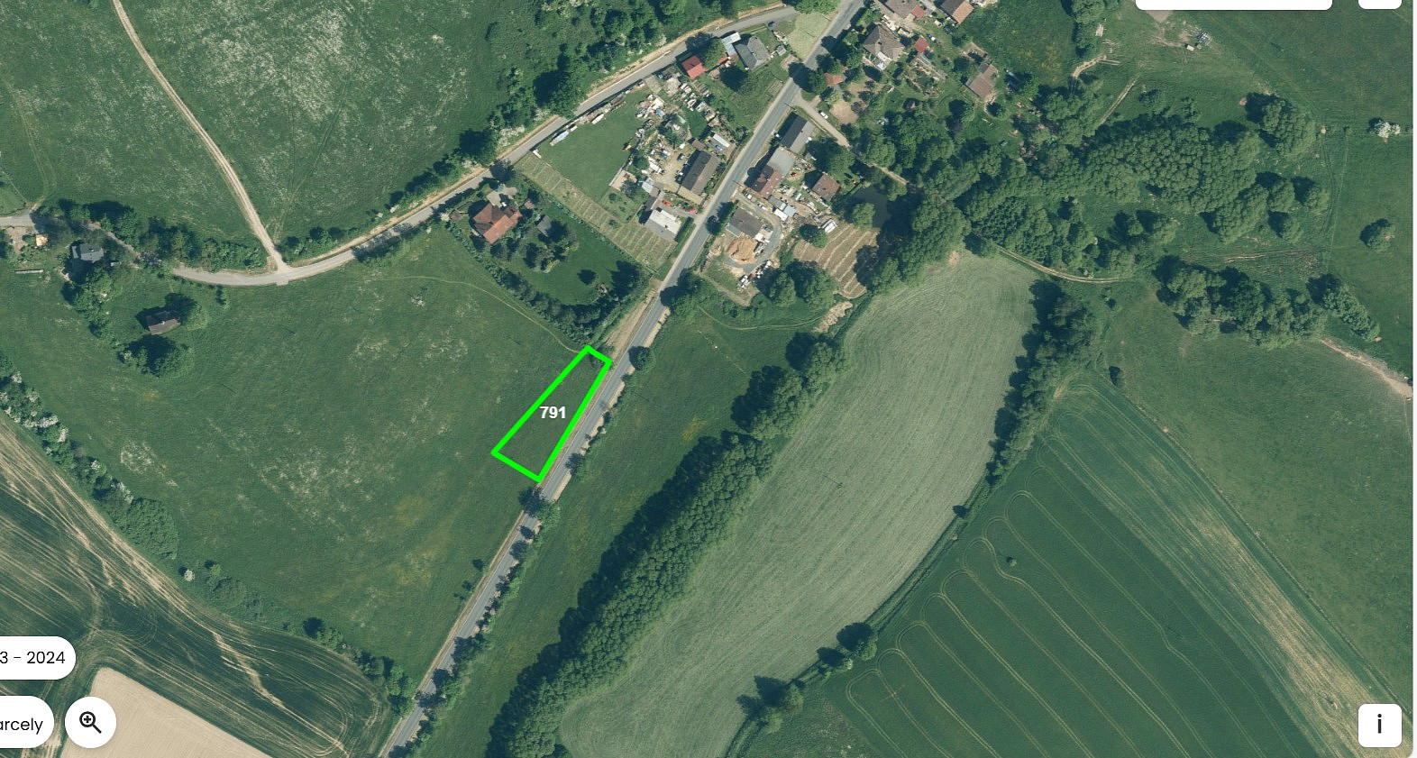 Prodej pole 1 481 m²