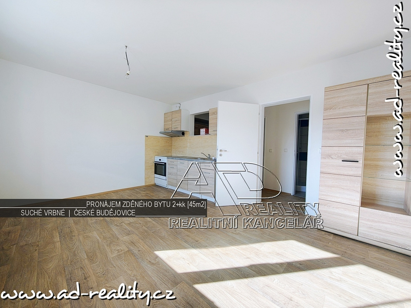 Pronájem bytu 2+kk 44 m², České Budějovice