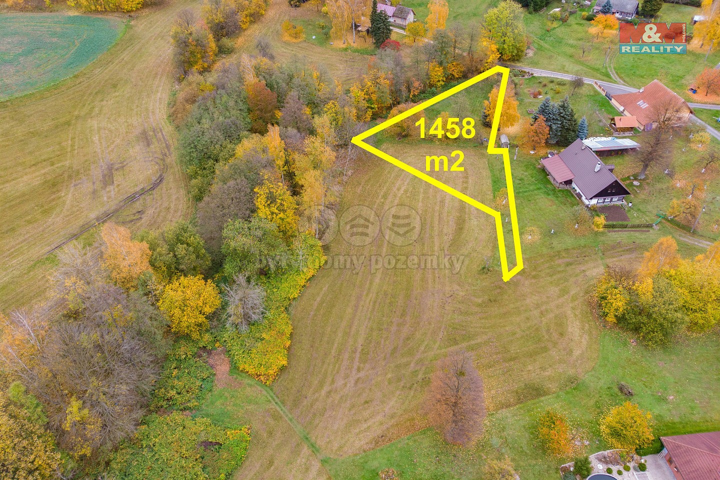 Prodej louky 1 458 m²