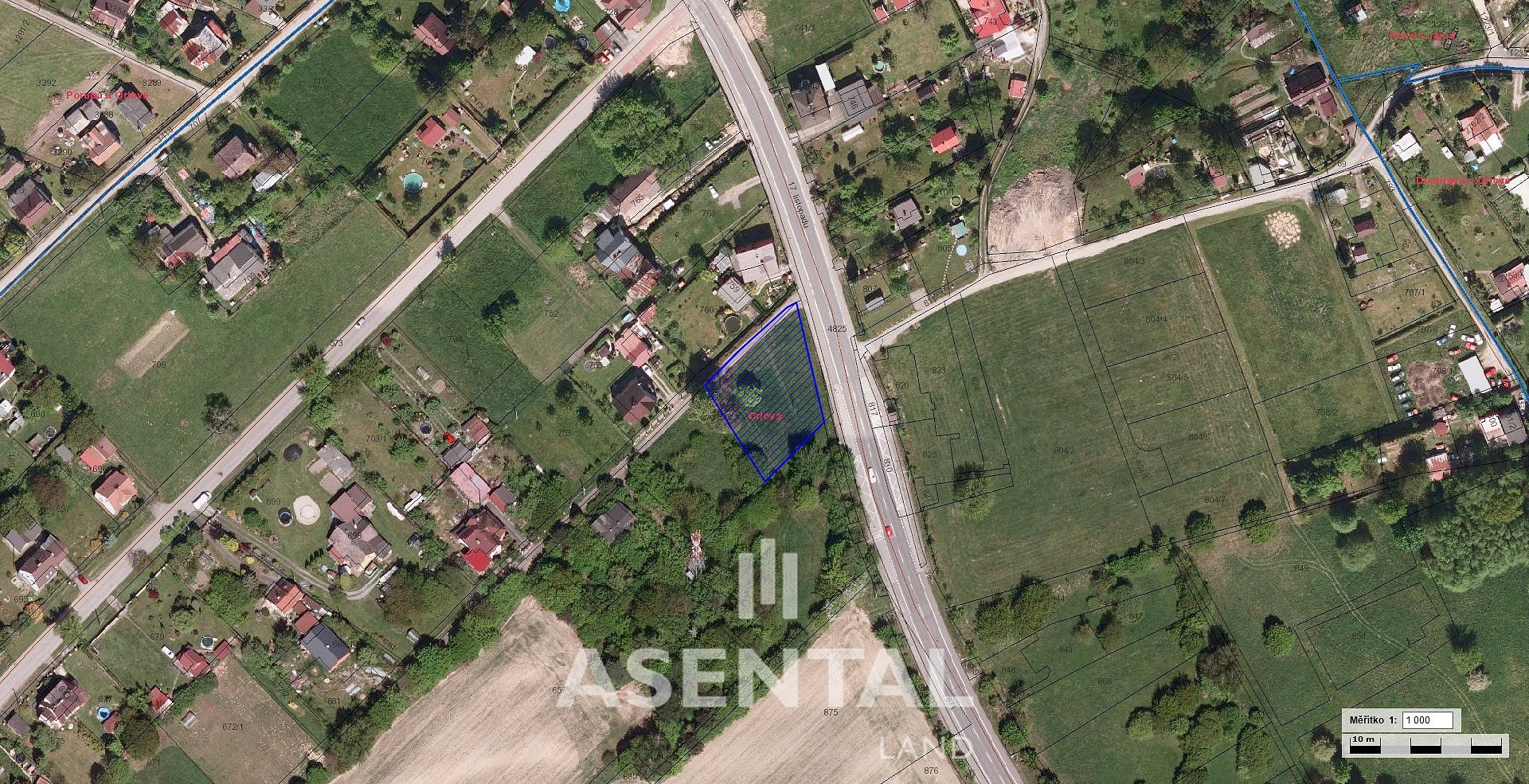 Prodej stavebního pozemku 1 272 m² – fotografie 4