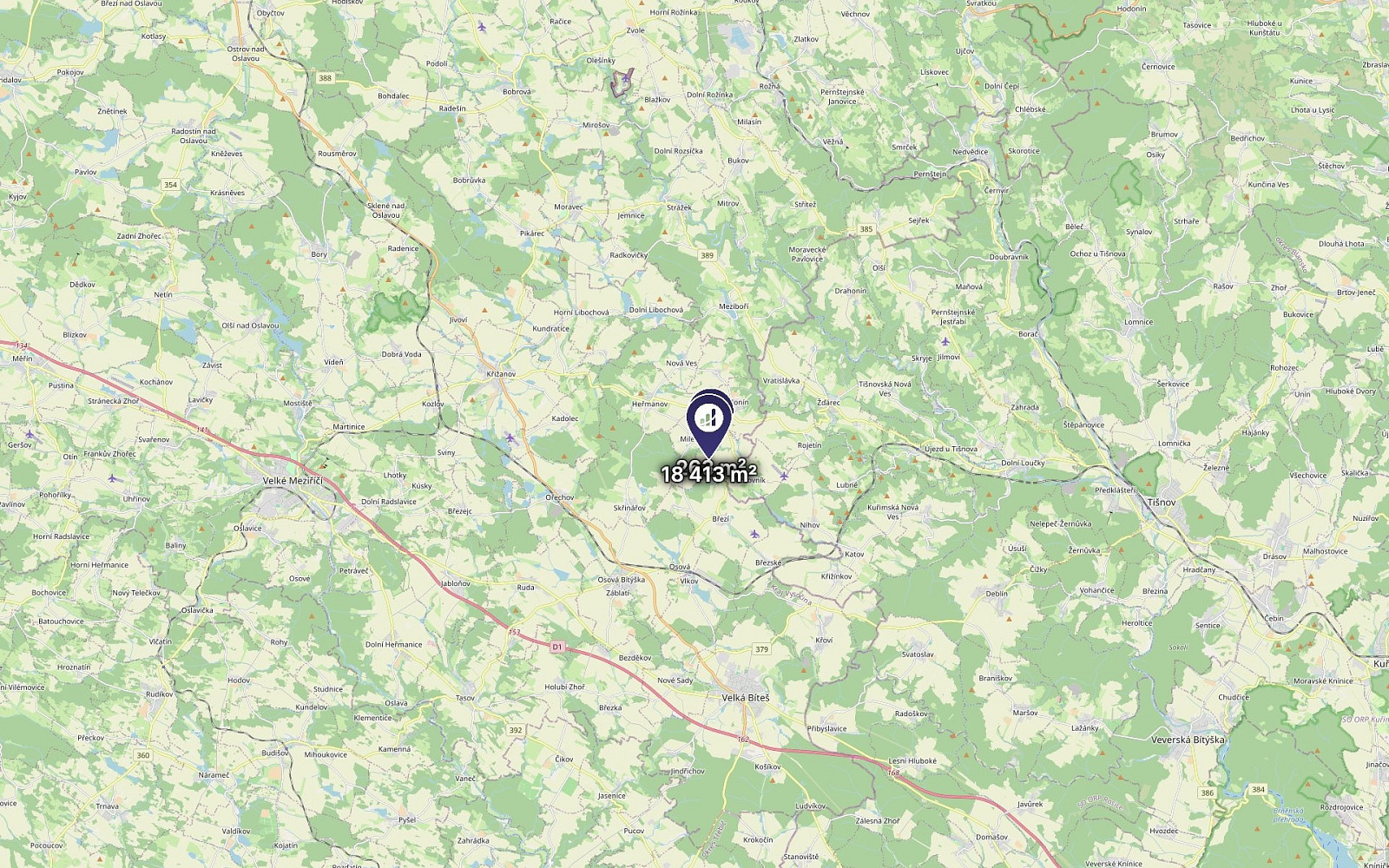 Prodej pole 18 676 m² – fotografie 3