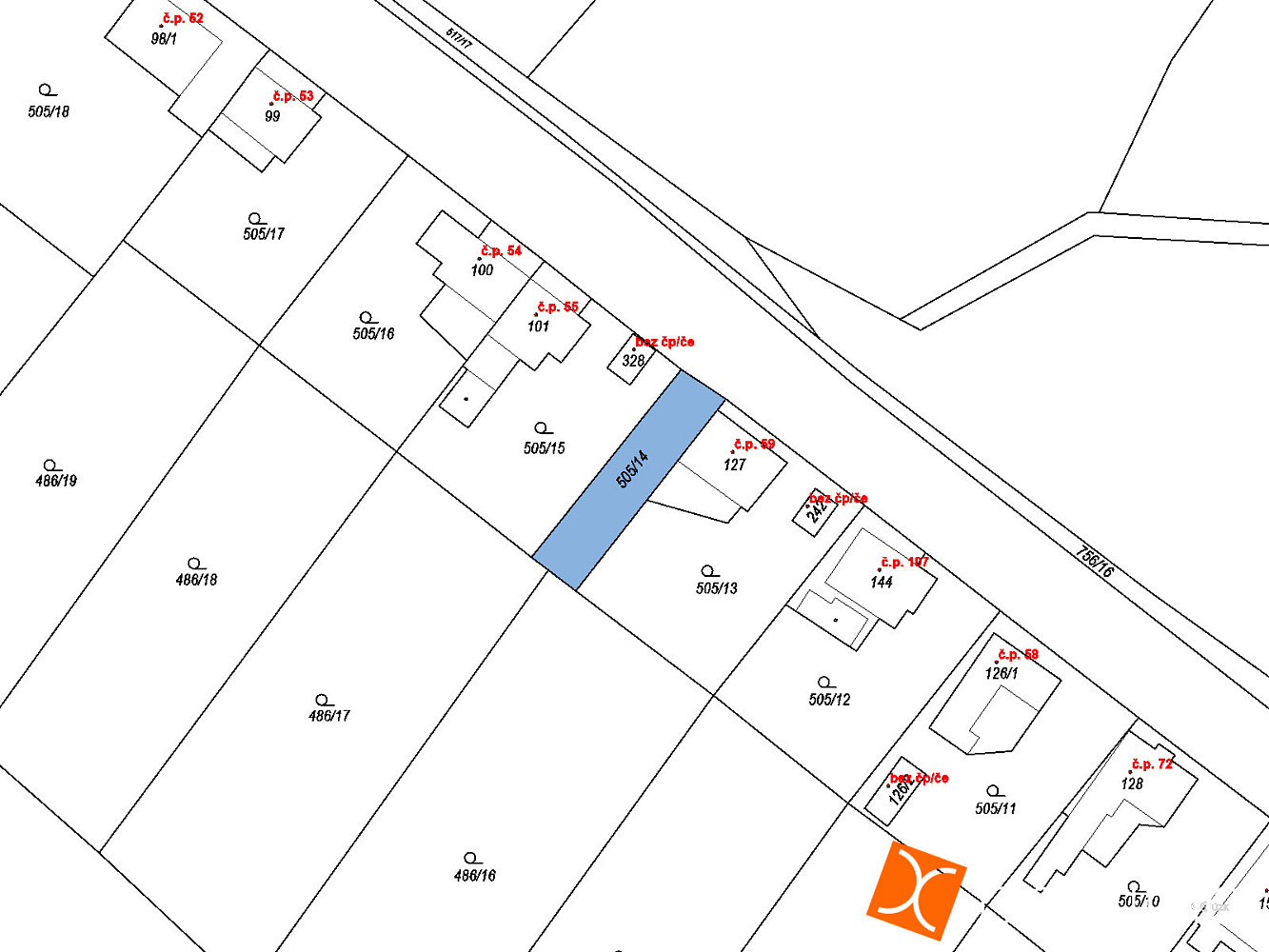 Prodej stavebního pozemku 51 m² – fotografie 2
