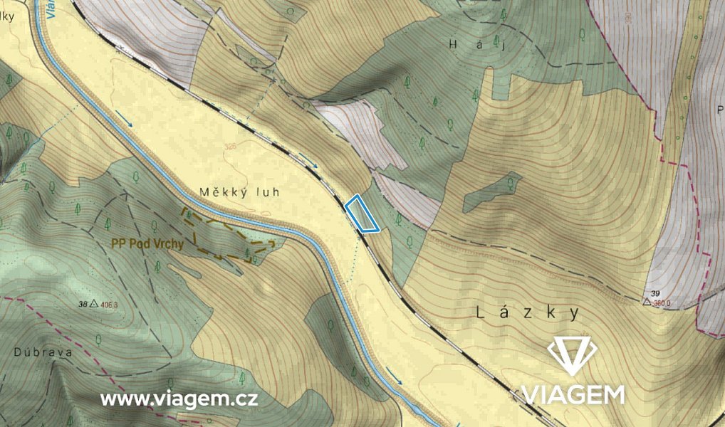 Prodej pole 1 574 m², Bohuslavice nad Vláří – náhled fotky 3