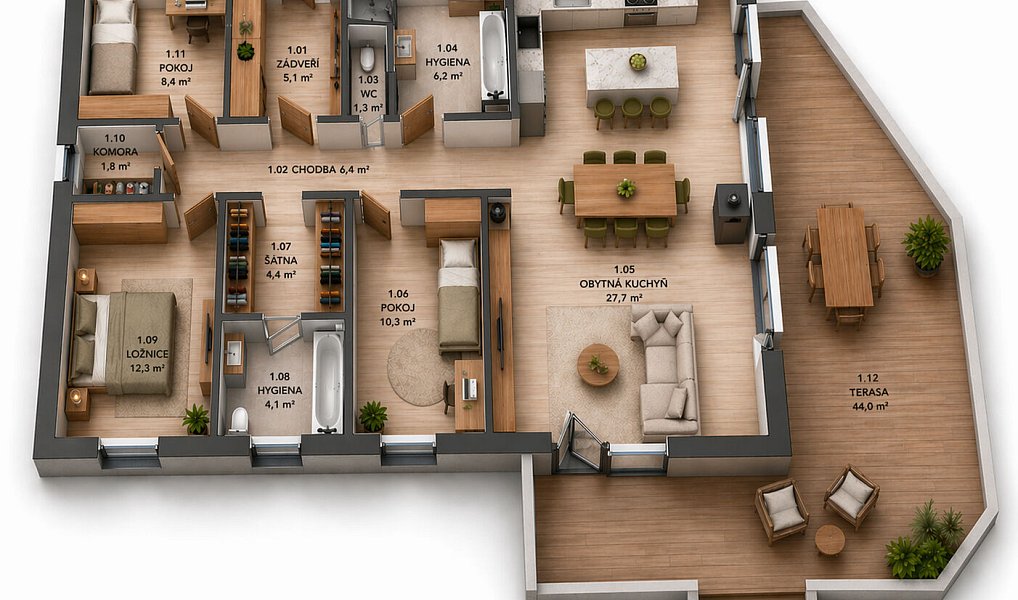 Prodej domu 88 m² s pozemkem 437 m², Olešnice – náhled fotky 4