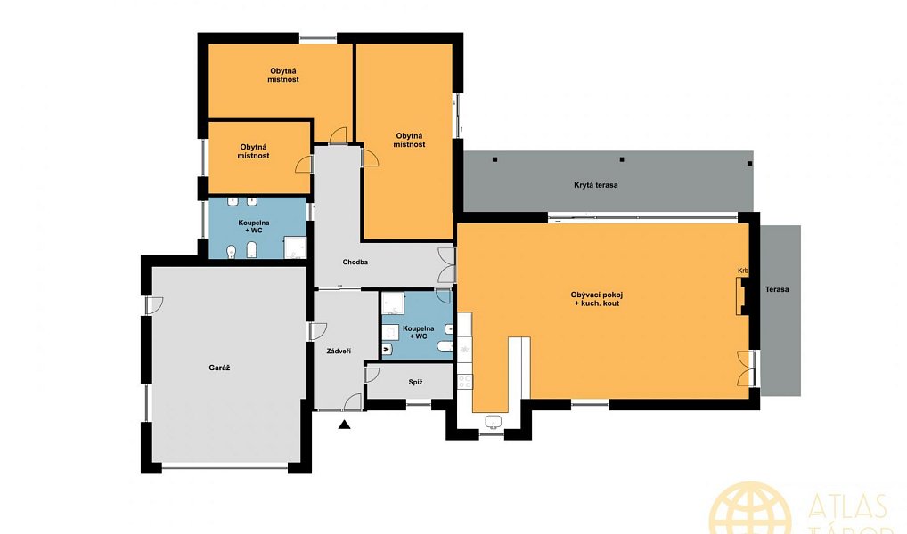 Prodej domu 235 m² s pozemkem 1 013 m², Tábor – náhled fotky 2