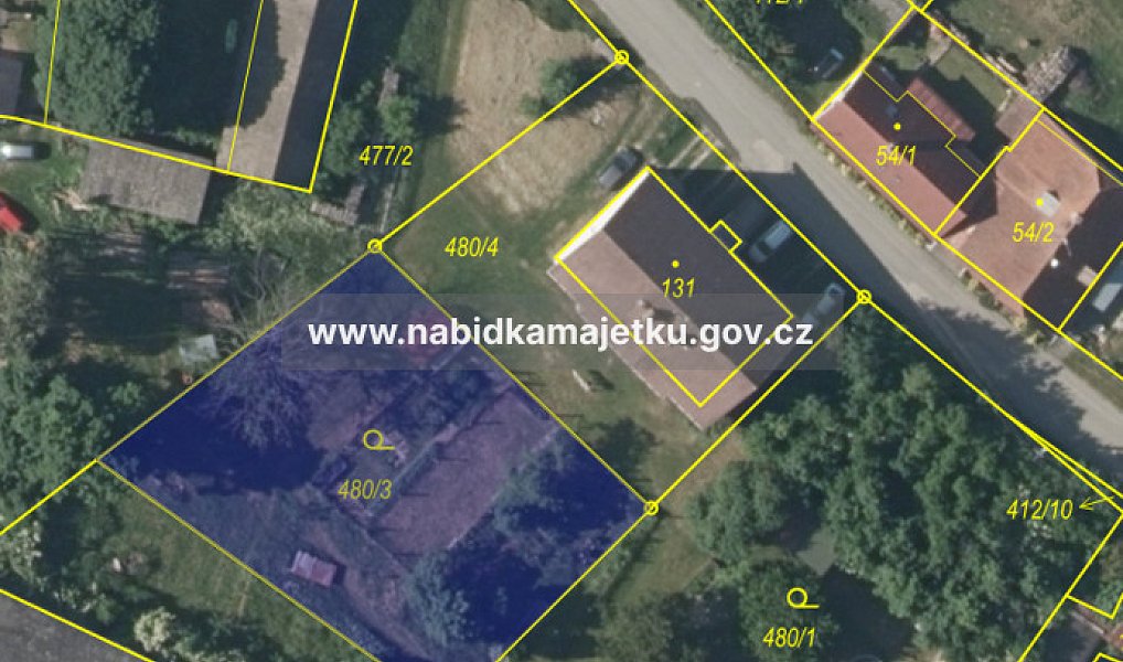 Prodej zahrady, 940 m², Jindřichův Hradec, Bednáreček