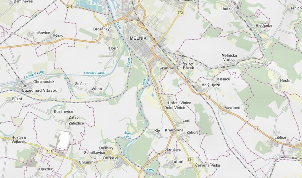 Prodej louky 1 500 m², Kly – náhled fotky 3