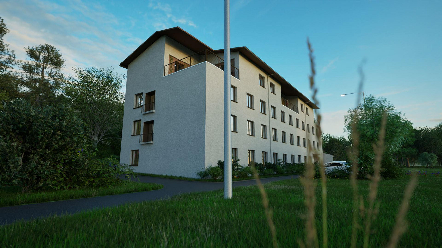 Piso de 1 habitaciones, 54 m²