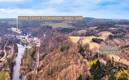 Prodej zahrady 864 m², Český Šternberk, okres Benešov