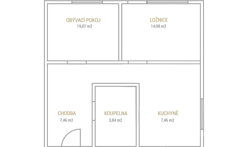Prodej bytu 2+1 52 m², Most – náhled fotky 5