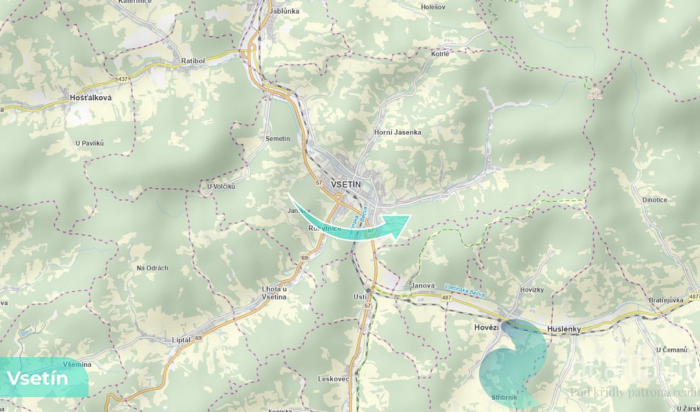 Prodej lesa 12 054 m², Vsetín – náhled fotky 2